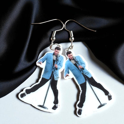 Rock Your Style: Elvis Presley Dangle Earrings - 12 Iconic Designs! 🎸