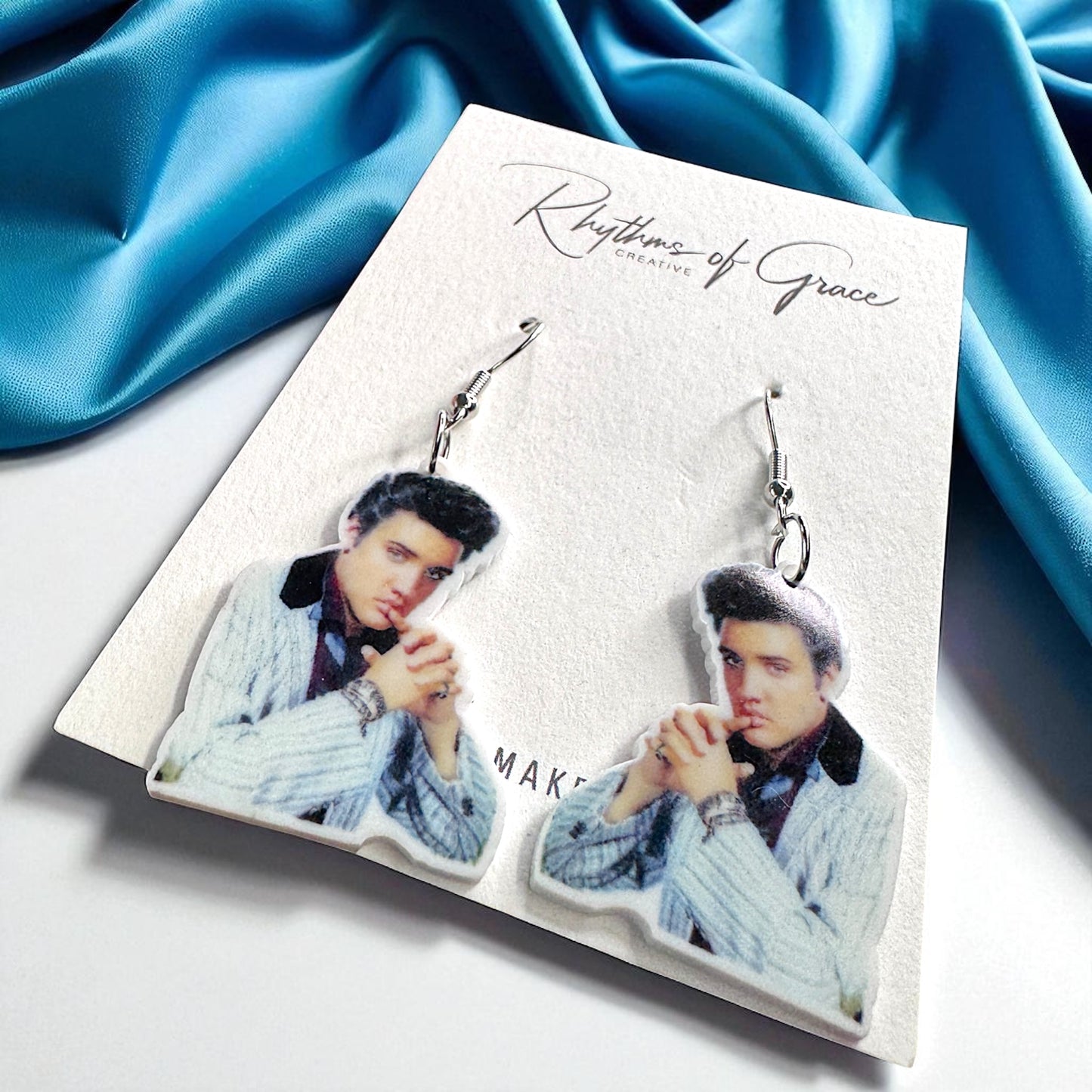 Rock Your Style: Elvis Presley Dangle Earrings - 12 Iconic Designs! 🎸