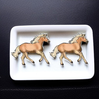 Hoofin' It in Style: Adorable Horse Stud Earrings!