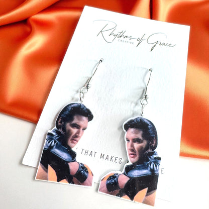 Rock Your Style: Elvis Presley Dangle Earrings - 12 Iconic Designs! 🎸