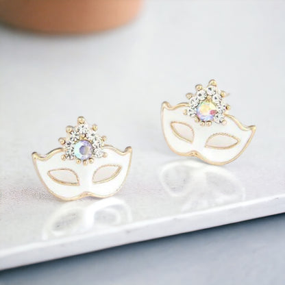 Mystical Masquerade Mask Earrings – Unveil the Mystery!
