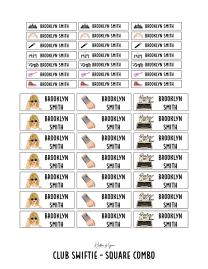 Back to School Personalized Character Labels – Waterproof & Customizable!