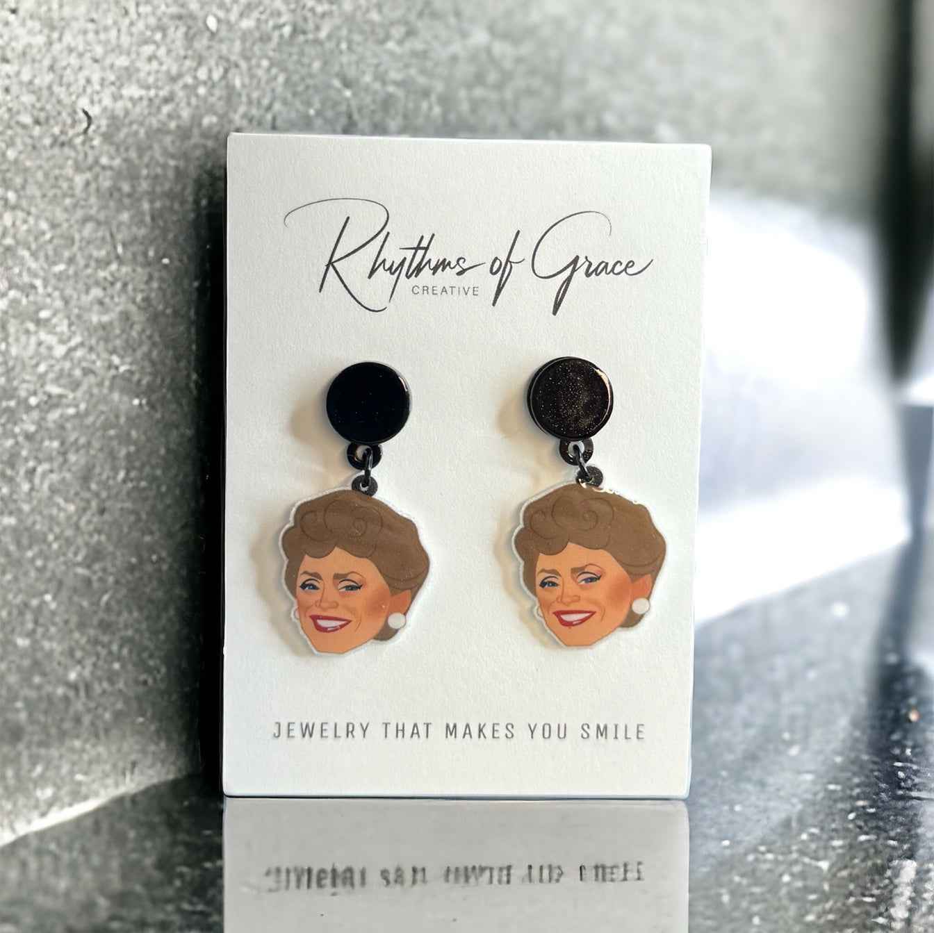 Stay Golden – Golden Girls Earrings for Fierce, Fabulous Fans 🌴