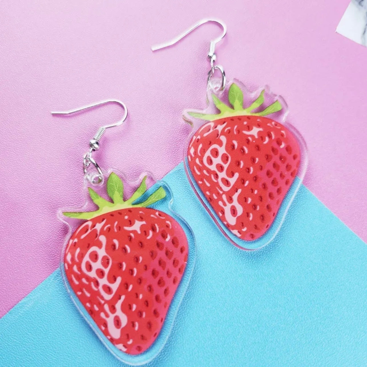 Berry Sweet Summer Earrings - Dazzling Strawberry Dangles! - Rhythms of Grace Creative
