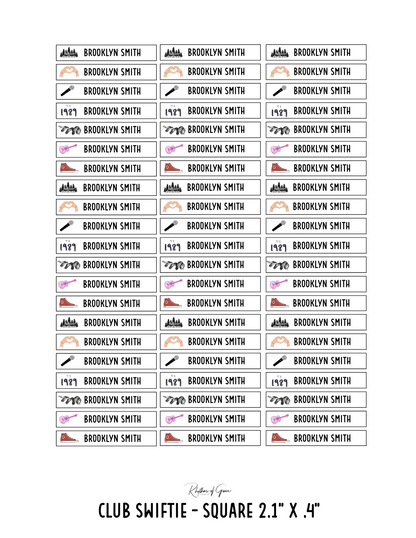 Back to School Personalized Character Labels – Waterproof & Customizable!