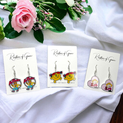 Totally 'Toon'd – 90s Nostalgia Cartoon Earrings for Your Inner Kid!