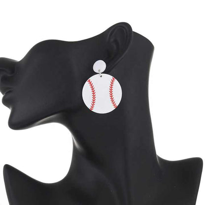 Score Big with Sports-Themed Dangle Earrings!