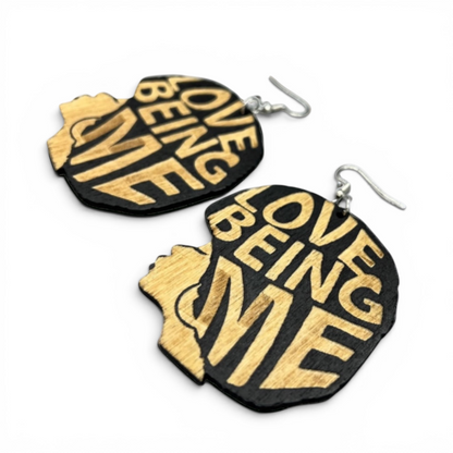 Radiate Royalty: Love Being Me African Queen Earrings!