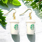 Espresso Yourself: Whimsical Coffee Cup Earrings for Caffeine Lovers!