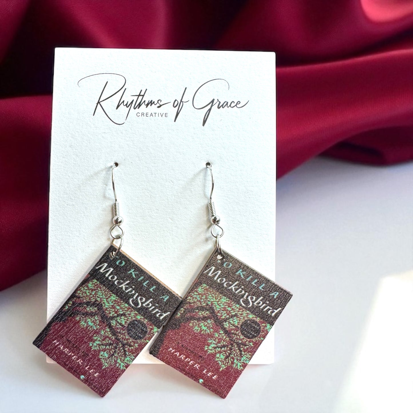 Book Earrings – The Perfect Accessory for Every Literary Lover! 📚 - Rhythms of Grace Creative