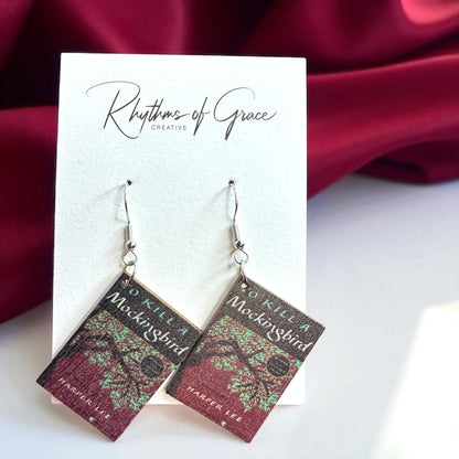 Book Earrings – The Perfect Accessory for Every Literary Lover! 📚 - Rhythms of Grace Creative