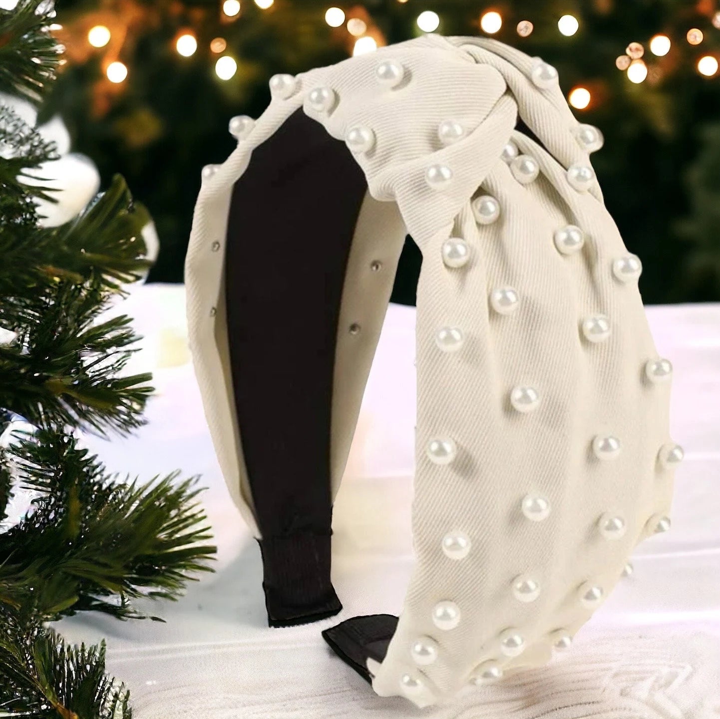 Pearls of Glam: The Ultimate White Bridal Headband! - Rhythms of Grace Creative