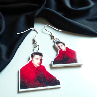 Rock Your Style: Elvis Presley Dangle Earrings - 12 Iconic Designs! 🎸