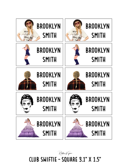 Back to School Personalized Character Labels – Waterproof & Customizable!