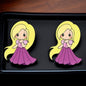 Enchanting Cartoon Princess Stud Earrings - Sparkle Like Royalty! 👑