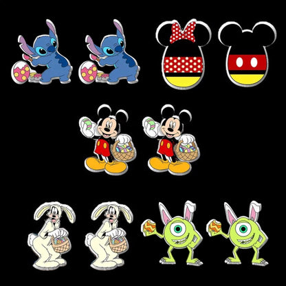 Hop into Style: Whimsical Easter Stud Earrings – Five Adorable Designs!