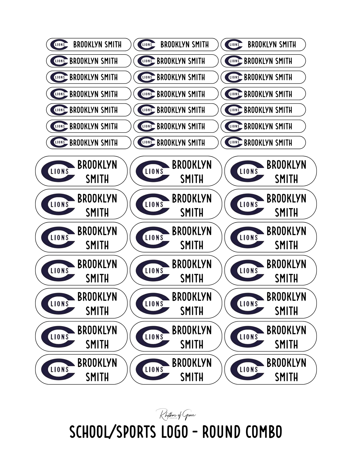 Back to School Personalized Character Labels – Waterproof & Customizable!