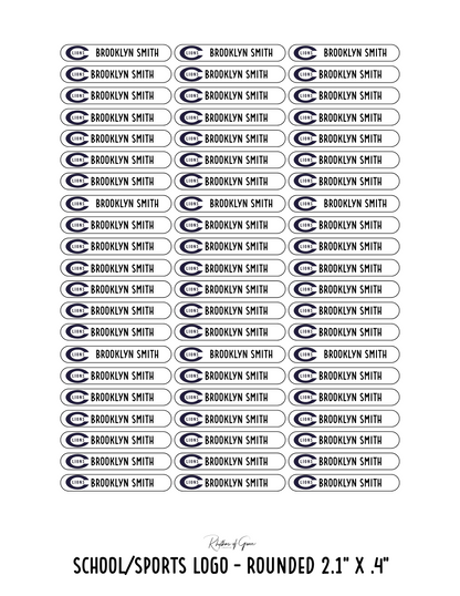 Back to School Personalized Character Labels – Waterproof & Customizable!