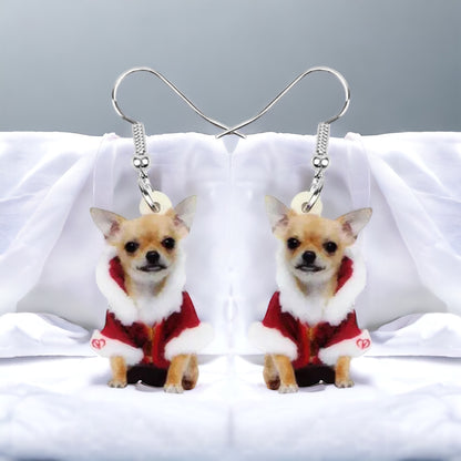Chihuahua Earrings - Dog Earrings, Chi Mom, Dog Jewelry, Dog Mom, Chihuahua Jewelry, Dog Accessories, Puppy Earrings, Chihuahua Accessories - Rhythms of Grace Creative