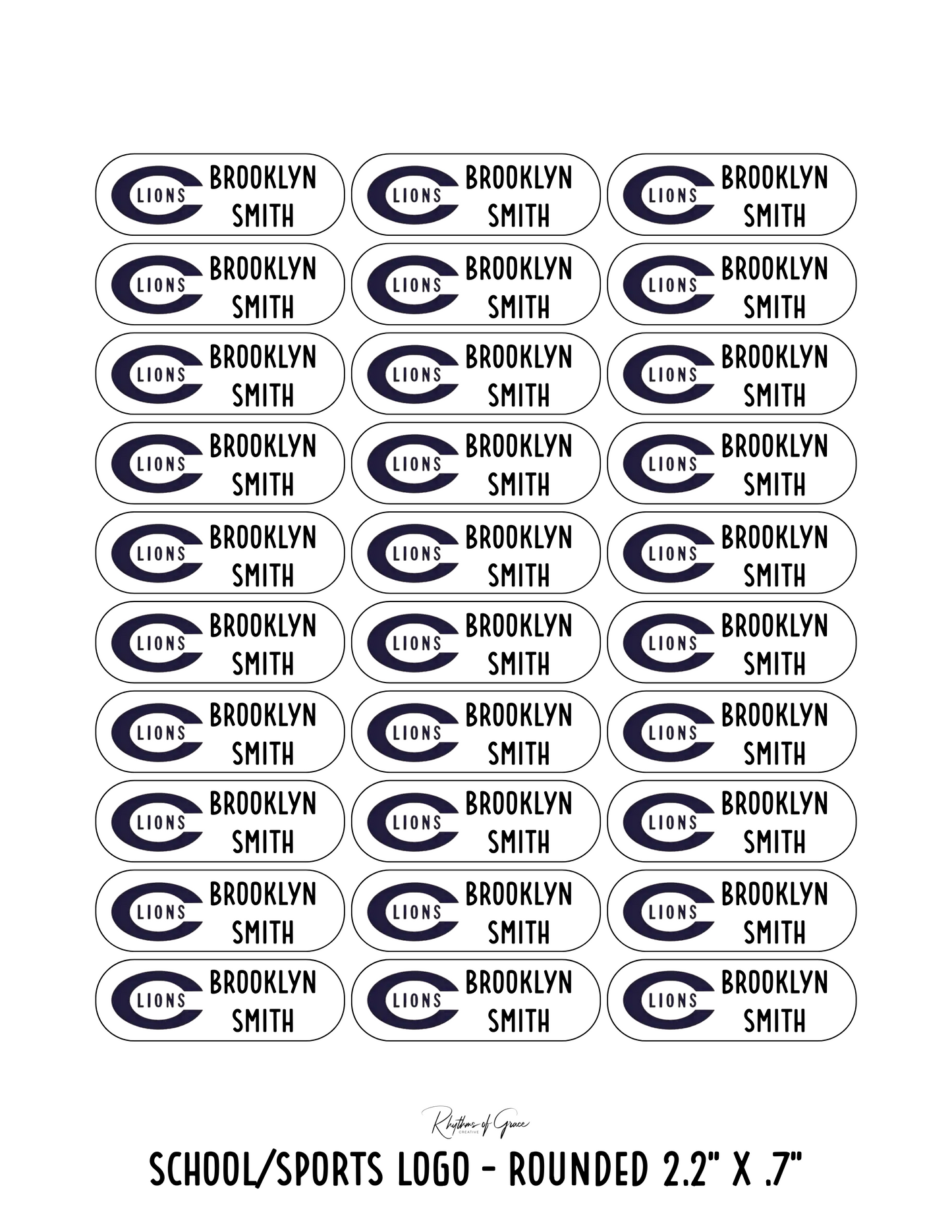 Back to School Personalized Character Labels – Waterproof & Customizable!