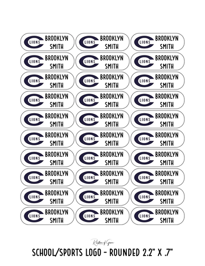 Back to School Personalized Character Labels – Waterproof & Customizable!