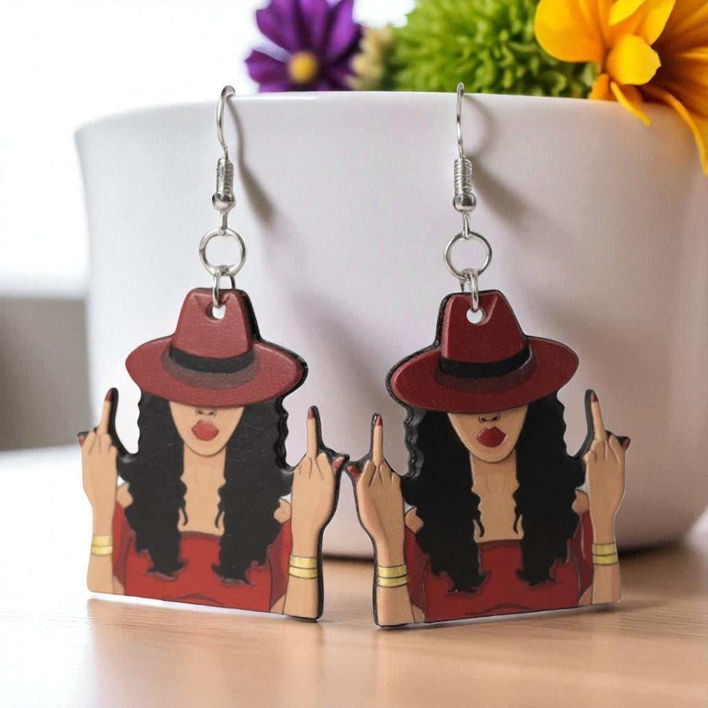 Sassy Queen Earrings - Unleash Your Inner Goddess! 🌟 - Rhythms of Grace Creative