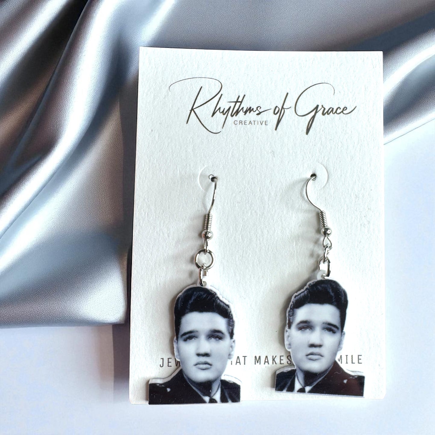 Rock Your Style: Elvis Presley Dangle Earrings - 12 Iconic Designs! 🎸