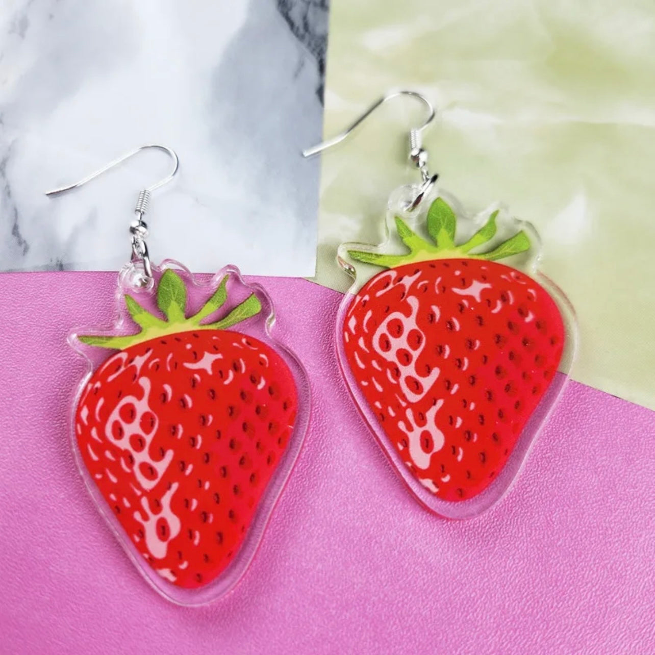 Berry Sweet Summer Earrings - Dazzling Strawberry Dangles! - Rhythms of Grace Creative