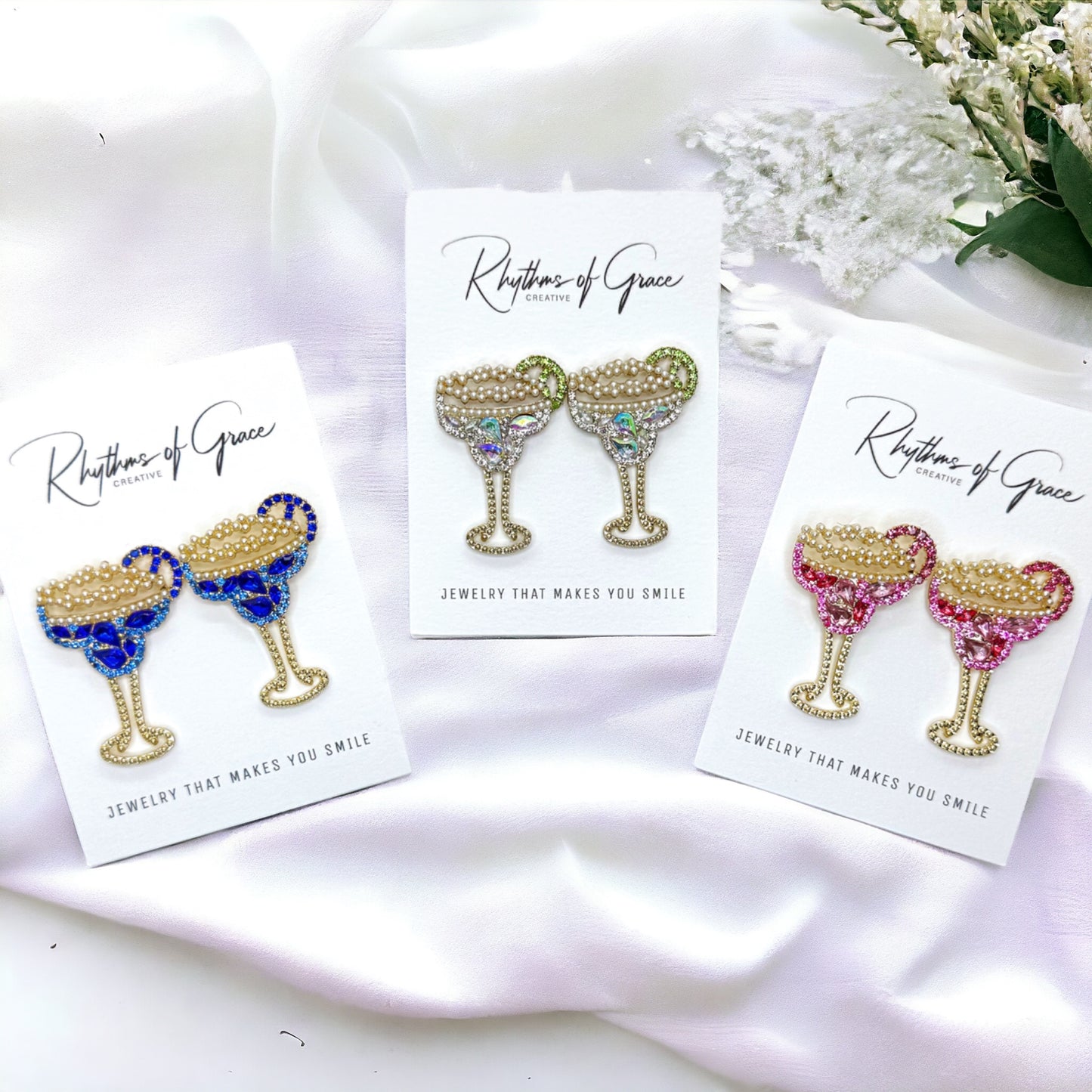 Fiesta Flair: Dazzling Margarita Earrings for Every Celebration!