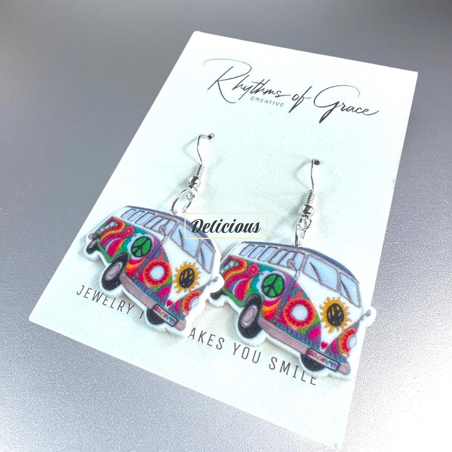 Peace, Love & Volkswagen: Dangle Earrings for the Ultimate Free Spirit!