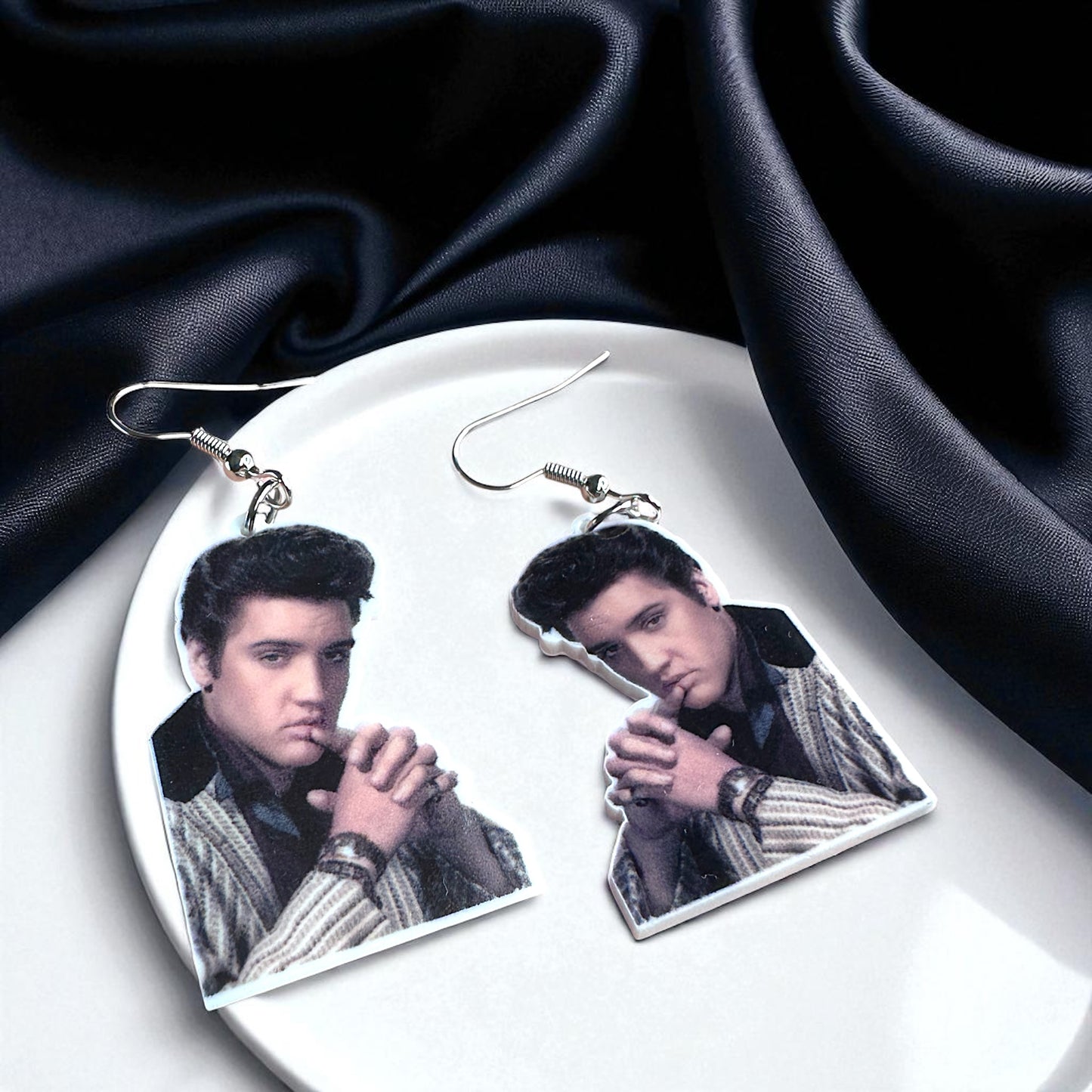 Rock Your Style: Elvis Presley Dangle Earrings - 12 Iconic Designs! 🎸