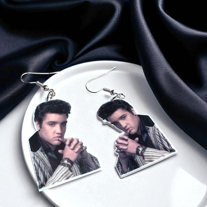 Rock Your Style: Elvis Presley Dangle Earrings - 12 Iconic Designs! 🎸