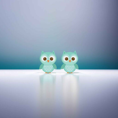Cartoon Owl Stud Earrings: A Hoot for Your Ears!