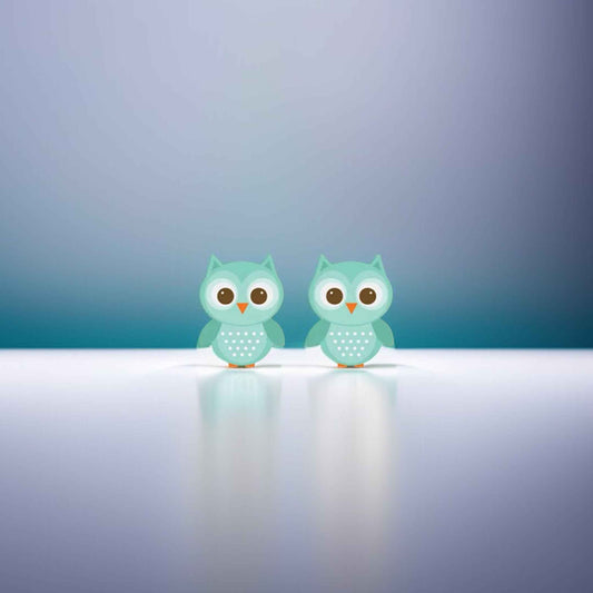 Cartoon Owl Stud Earrings: A Hoot for Your Ears!