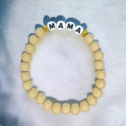 Spread the Mama Love: Stylish Stretchy Beaded Bracelet!