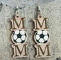 Score Style Points: Fun Sports Mom Dangle Earrings!