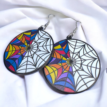 Spooktacular Wednesday Addams Dangle Earrings: Embrace Your Dark Side!