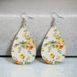 Bloom Into Style: Delicate Floral Teardrop Earrings!