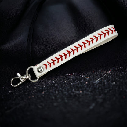 Stylish Yellow or White Leather Strap Key Chain – Handcrafted for Durability and Elegance