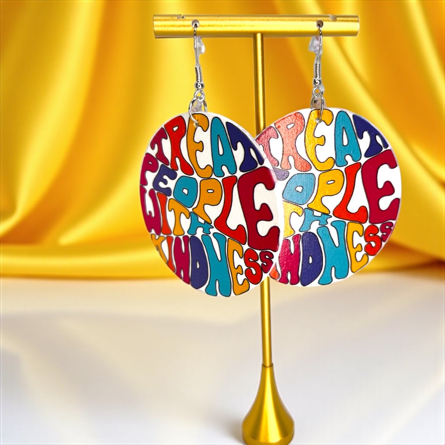 Kindness Earrings Collection: Spread Love & Positivity! 🌈 - Rhythms of Grace Creative