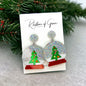 Shake Up Some Holiday Cheer – Snowglobe Dangle Earrings! ❄️🎄