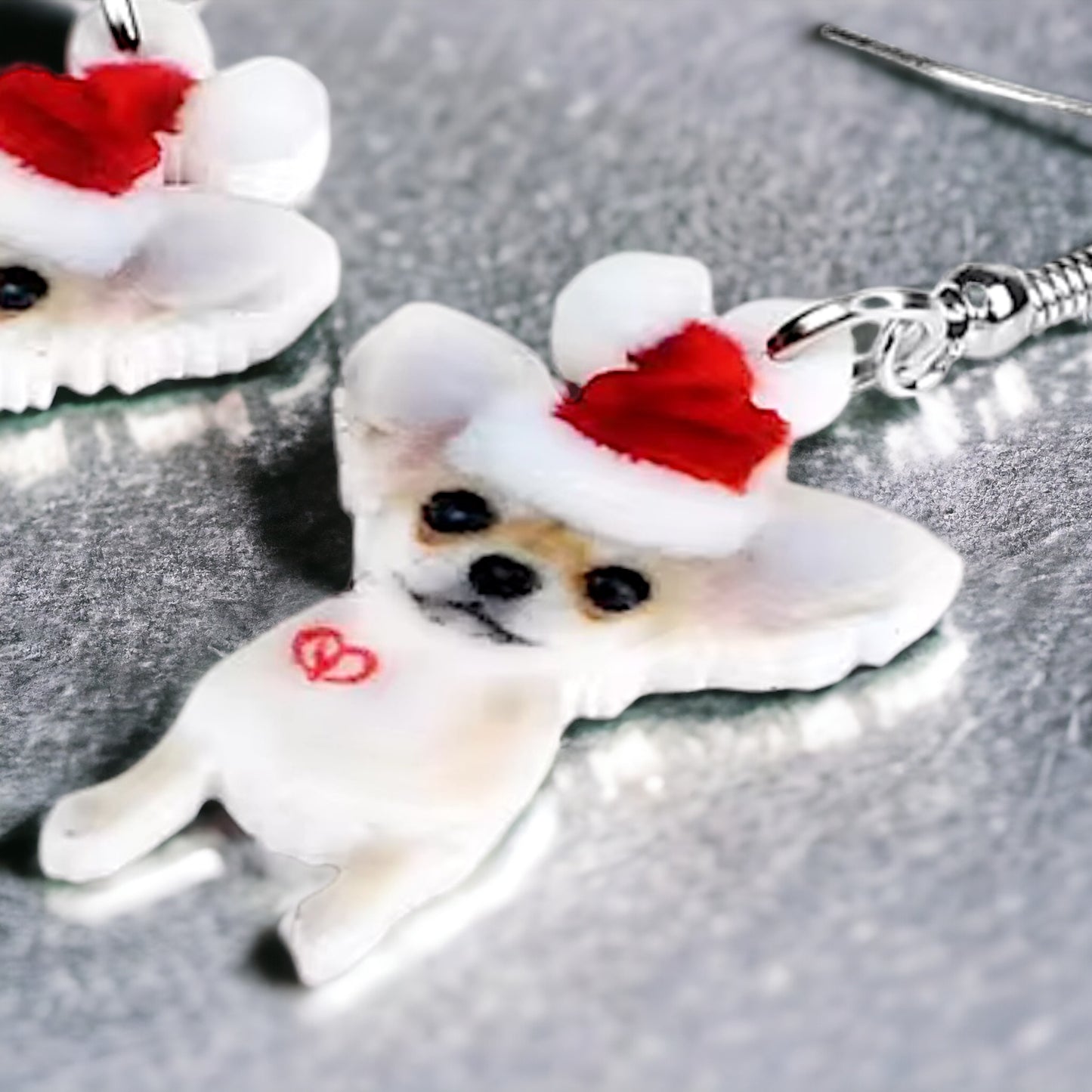 Chihuahua Earrings - Dog Earrings, Chi Mom, Dog Jewelry, Dog Mom, Chihuahua Jewelry, Dog Accessories, Puppy Earrings, Chihuahua Accessories - Rhythms of Grace Creative