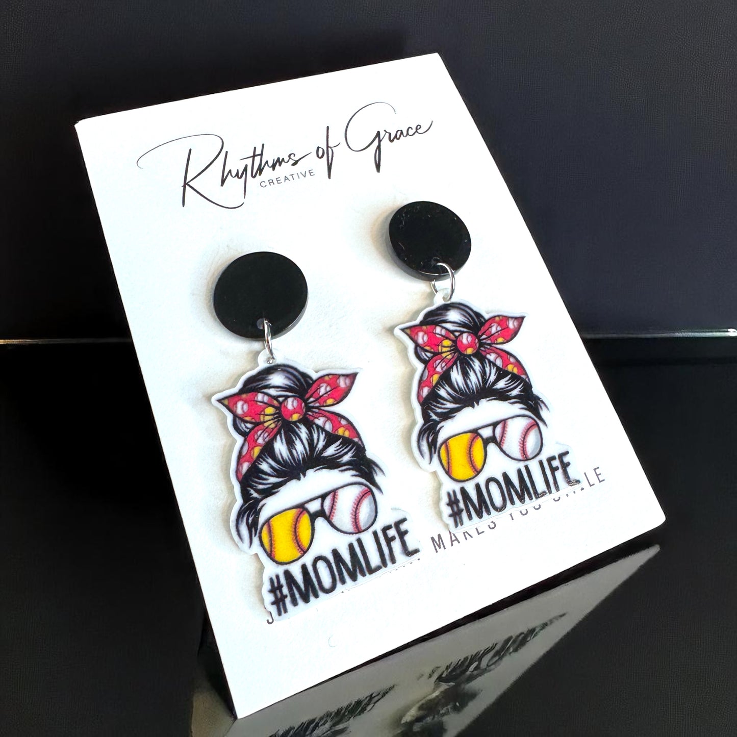 Ballpark Mom Life Earrings - Celebrate #MomLife in Style!⚾️