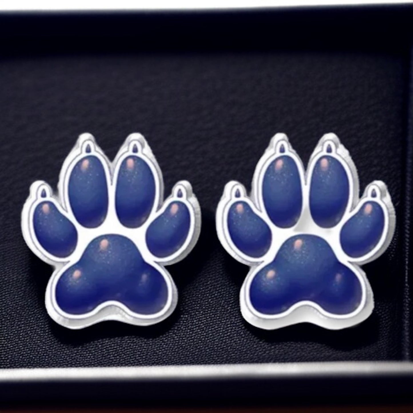 Vibrant Paw Print Studs – A Pawfect Gift! 🐾 10 Colors Available!