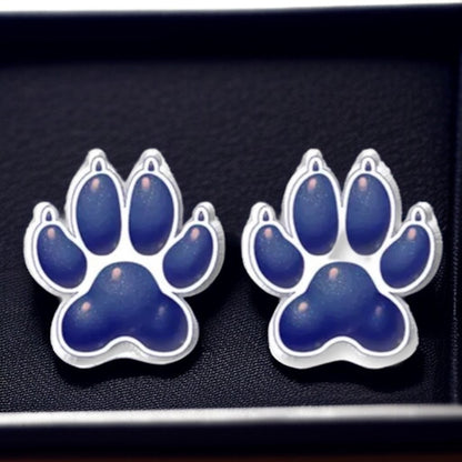 Vibrant Paw Print Studs – A Pawfect Gift! 🐾 10 Colors Available!