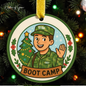 First Christmas at Boot Camp Ornament — Custom Military Milestone Keepsake