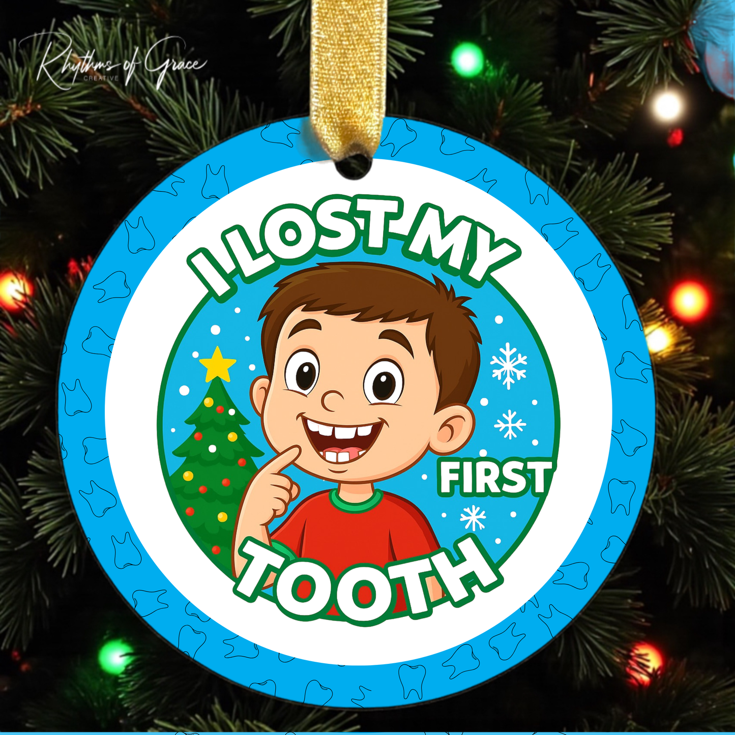 I Lost My First Tooth Ornament - Personalized Keepsake for Cherished Memories!