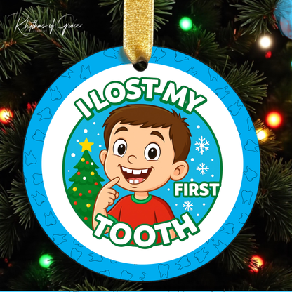 I Lost My First Tooth Ornament - Personalized Keepsake for Cherished Memories!