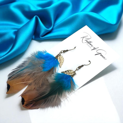 Feather Dangle Earrings – Boho Chic in Every Color! 🪶