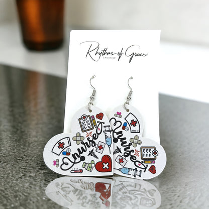 Nurse Earrings - Celebrate Compassion and Care!